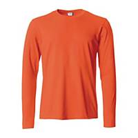 T-shirt manica lunga Clique 029033 arancione tg S