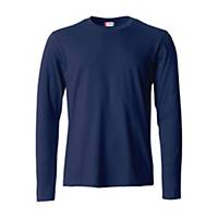 T-shirt manica lunga Clique 029033 blu navy tg L