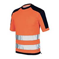 T-shirt alta visibilità Issa 8186 arancione / blu tg 3XL