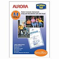 Aurora Laminating Pouch A4 100Micron  - Pack of 100