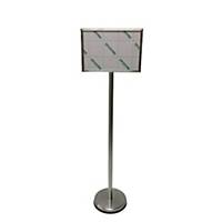 Stainless Steel Portable Sign Stand 1317CS0008 A3 Landscape