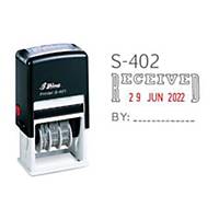 Shiny S402 Self Inking Stamp with Date