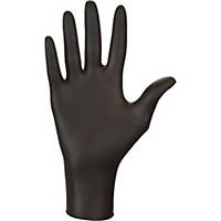 Nitril disposal gloves NITRYLEX CLASSIC, size M, package with 100pcs, schwarz