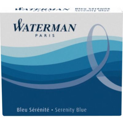 Tintenpatronen Waterman Kurz Blau Packung A 6 Stuck