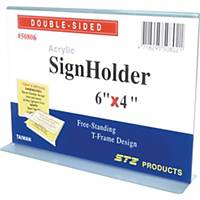Acrylic Sign Holder 8.5 x6  Horizontal