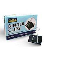 Suremark SQ-0260 Binder Clip 2   51MM - Pack of 12