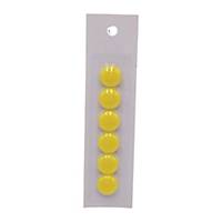 Magnetic Whiteboard Button 20 MM Yellow - Pack of 6