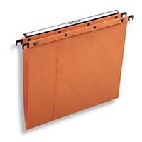 Dossiers suspendus Elba AZO Ultimate® pour tiroirs, 390/250, fond V, orange, 25x
