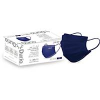 Durio 4Ply Surgical Face Mask (Denim Blue) - Box of 40