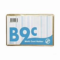 B9 Name Card Holder PVC Horizontal