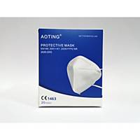 Aoting® 2020-2XG Folded Respiratory Mask without Valve, FFP2, 20 Pieces