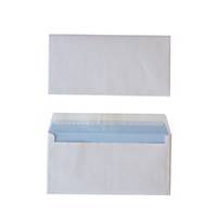 Amerikaanse enveloppen, siliconenstrook, wit, 80 g, 114 x 229 mm, 500 omslagen
