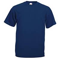 T-shirt coton Fruit of the Loom SC230 - bleu marine - taille S