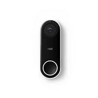 Google Nest Hello video doorbell black/white