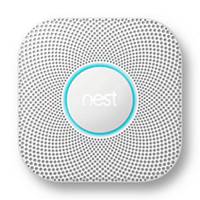 Google Nest Protect 2nd generation smoke alarm with battery white