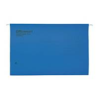 Officemart 吊掛式文件夾 F4 藍色 - 每盒25個
