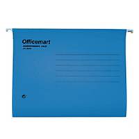 Officemart 吊掛式文件夾 A4 藍色 - 每盒25個