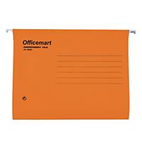 Officemart 吊掛式文件夾 A4 橙色 - 每盒25個