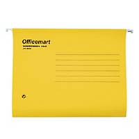Officemart 吊掛式文件夾 A4 黃色 - 每盒25個