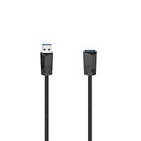 Kabel USB-A - USB-C M-M HAMA, 3.0 USB  1,5 m, czarny