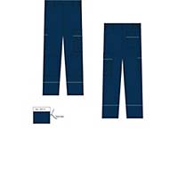 Pantalon de travail Van Moer 2T08, bleu marine, taille 52, la pièce
