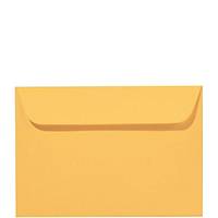 Enveloppes sans doublure C6, Artoz 1001, 162 x 114mm, mango, 100 pièces