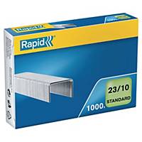 Rapid 39013 staples 23/10 galvanized 40-70 sheets - box of 1000