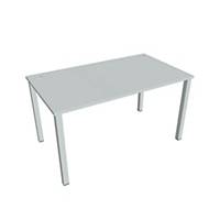 Pracovný stôl Hobis US 1400, 140 x 80 cm, sivý