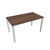 Pracovný stôl Hobis US 1400, 140 x 80 cm, orech