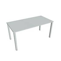 Pracovný stôl Hobis US 1600, 160 x 80 cm, sivý