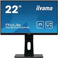 Iiyama LED monitor ProLite XUB2292HS-B1, 22 , with height adjustable stand