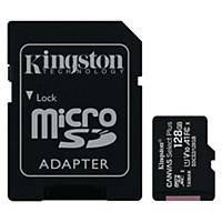 Micro SDXC-hukommelseskort 128GB Kingston, m. adapter