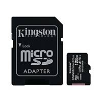 Kingston® Canvas Select muistikortti microSDXC 128GB adapterilla