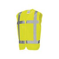 Intersafe Infra-line® hi-vis safety vest, fluo yellow, size 4XL, per piece