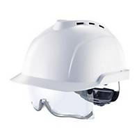 MSA V-Gard 930 veiligheidshelm, ABS, geïntegreerde oogbescherming, wit, per stuk