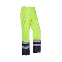 Sioen Tielson 5874 rain trousers, yellow/navy blue, size S
