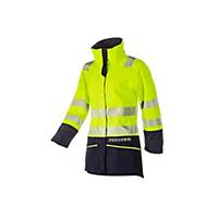 Sioen 7331 hi-vis parka for Arcadis, yellow and navy blue, size L, per piece