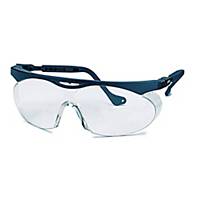Uvex Skyper 9195 veiligheidsbril, heldere lens, blauw montuur