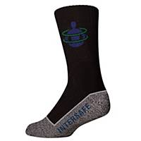 Intersafe Foot protection socks, black/grey, size 35/38, per pair