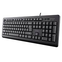 Trust 23980 TK-150 wired Keyboard, Spill-resistant, US layout
