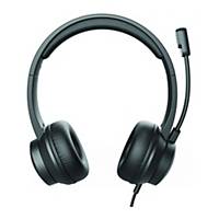 Trust 24186 HS-200 On-Ear USB Headset, Zachte kussens,  Instelbare hoofdband