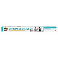 Film tableau blanc Post-it® Super Sticky Dry Erase, 91,4 x 121,9 cm, le rouleau