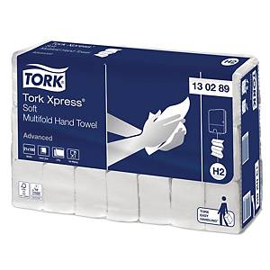 Håndklædeark Tork Xpress® Advanced H2, 130289, multifold, pakke a 21 x 180 stk.