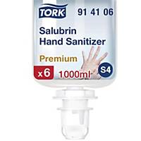 Hånddesinfektion Tork S4, Salubrin Gel, 6 x 1.000 ml