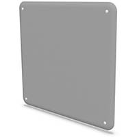 Accoustic panel EOL Solange, 120 x 120 cm, with rolls, light grey