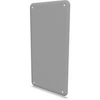Accoustic panel EOL Solange, 160 x 80 cm, with rolls, light grey