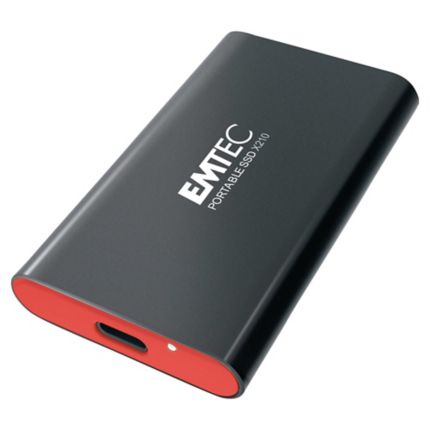 Disque dur externe Emtec Elite X210 - USB-C 3.2 - 1To - SSD - noir