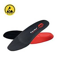 Atlas Ergo-Med High Red insoles, black/red, size 40, per pair