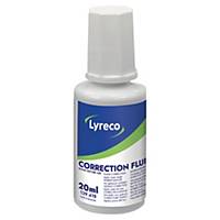 Lyreco Correction fluid, bottle 20 ml, per piece