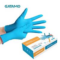 Gatamo Synthetic Nitrile Glove Blue (M Size) - Pack of 100